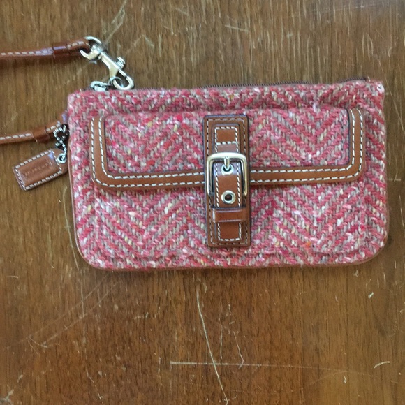 Coach Handbags - Woven Coach wristlet